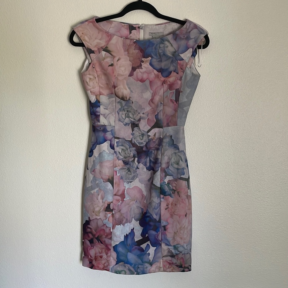 floral printed dress h&m size US 4